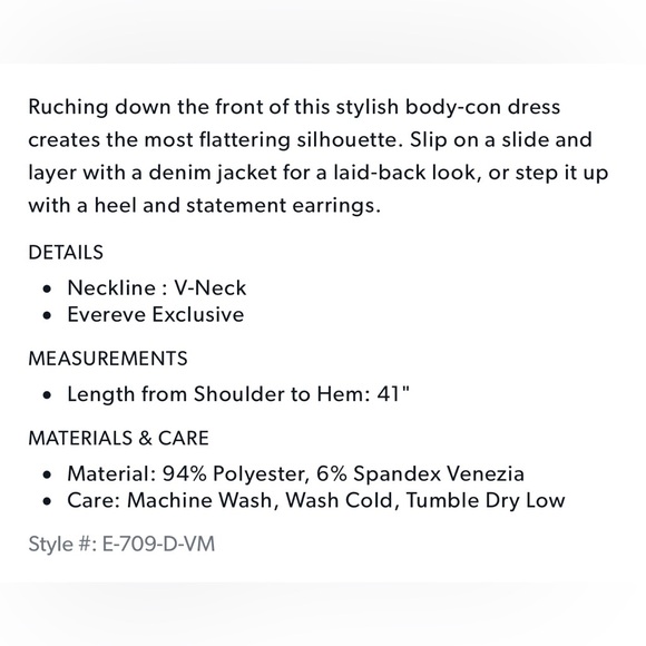 BLACK BODY CON RUCHED DRESS NEW SZ S, M 🔥 - Picture 5 of 11